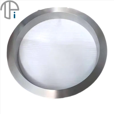 381 Titanium Circle and Ring